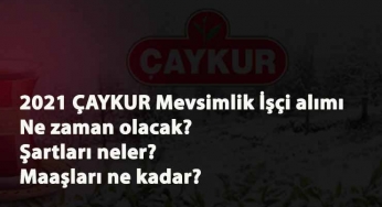 2021 ÇAYKUR mevsimlik işçi alımı ne zaman olacak? Başvuru şartları nelerdir?