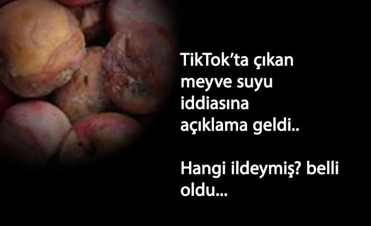 TikTok'taki çürük meyveler üzerine bakanlıktan açıklama!