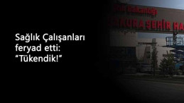 Çam ve Sakura Hastanesi sağlık çalışanları eylemde