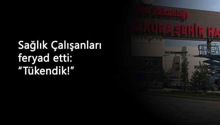 Çam ve Sakura Hastanesi sağlık çalışanları eylemde