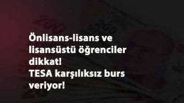 TESA'dan üniversite bursu: Karşılık burs nasıl alınır? Şartları neler?