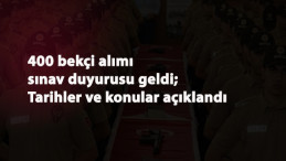 400 bekçi alımı sınavı ne zaman? Sınav konuları neler olacak?