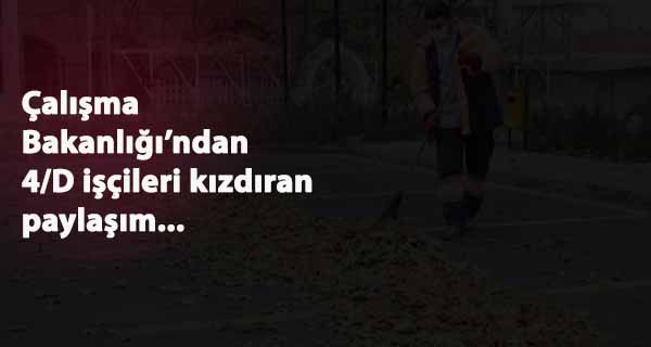 Belediye işçilerinden skandal fotoğrafa tepki: