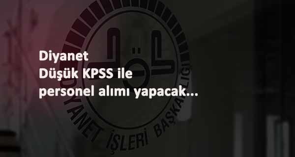 Diyanet 2 kadroya KPSS ile personel alacak