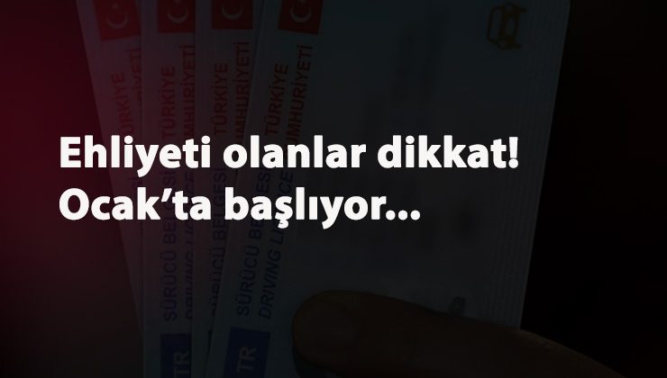 Kimlik kartlarına ehliyet yüklenecek: Başlıyor!