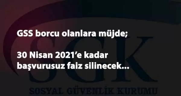 GSS prim borçlularına müjde: Yapılandırma olmadan gecikme faizi silinecek