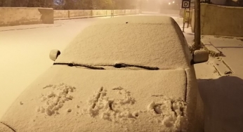 Van'da mevsimin ilk kar yağışı: Gece saatlerinde başladı