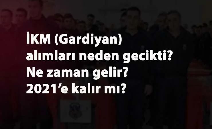 Gardiyan alımı neden gecikti? 2021 Gardiyan alımı olacak mı?