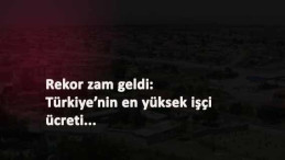 Türkiye'nin en yüksek işçi ücreti bu belediyede