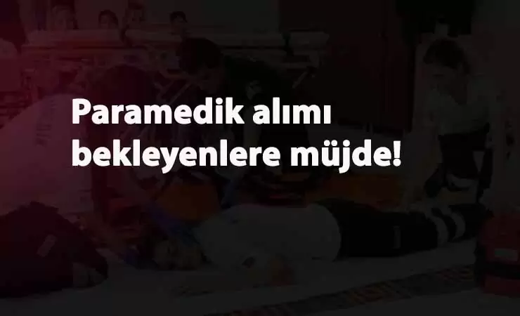 112 acil için paramediklere müjde: Alım ihtimali arttı