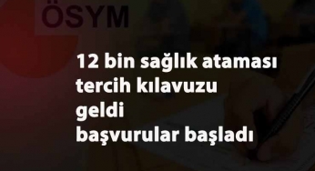 12 bin Sağlık Personeli alımı başladı: İşte kılavuzlar ve branş dağılımı