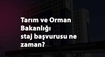 Tarım Bakanlığı lise ve üniversite staj başvuru duyurusu: İşte başvuru yöntemleri