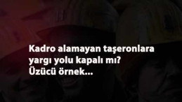 Kadro alamayan taşeronlara yargı yolu kapalı mı? TBMM'de örnek gündeme geldi