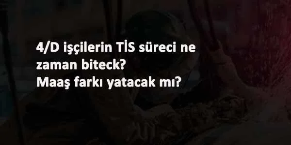 4/d işçi TİS