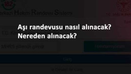 Aşı randevusu nereden ve nasıl alınacak? MHRS aşı randevu sistemi