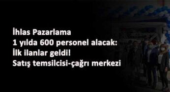 Türkiye'nin bir çok iline satış temsilcisi-çağrı merkezi alımları: İhlas Pazarlama açtı