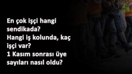 Türkiye'nin en çok üyesi bulunan sendikası hangisi? Açıklandı