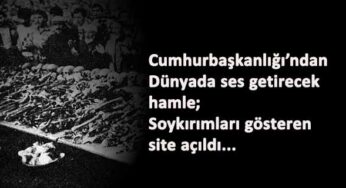 Cumhurbaşkanlığı'ndan önemli hareket: Soykırımları anma sitesi açıldı