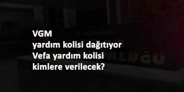 Vefa Yardım Kolisi başvurusu nasıl yapılır? İhtiyaç sahiplerine gıda-para yardımı başvurusu 2021