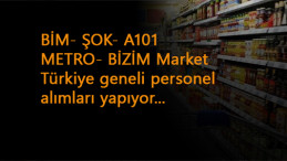Güncel market elemanı alımları: Yaygın marketlere personel aranıyor!