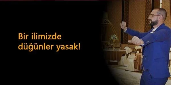 Aylar sonra ilk düğün kısıtlaması geldi