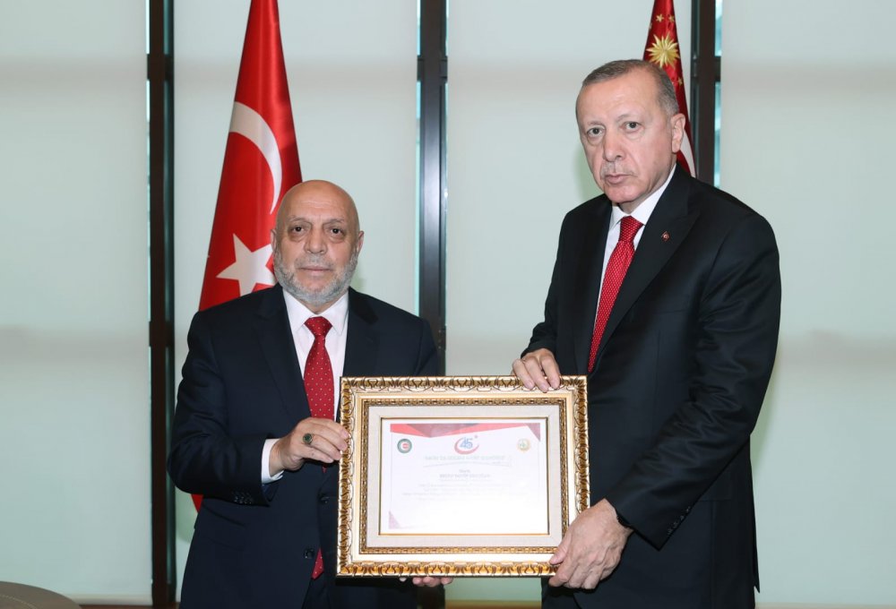 Mahmut Arslan Cumhurbaşkanı Erdoğan ile görüştü