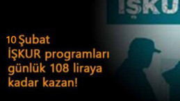 İŞKUR kursları sürüyor: 10 Şubat yeni il ve kurslar açıldı