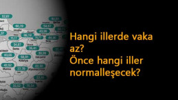 Hangi illerimizde vaka az? Normalleşmeye ilk geçecek iller hangileri?