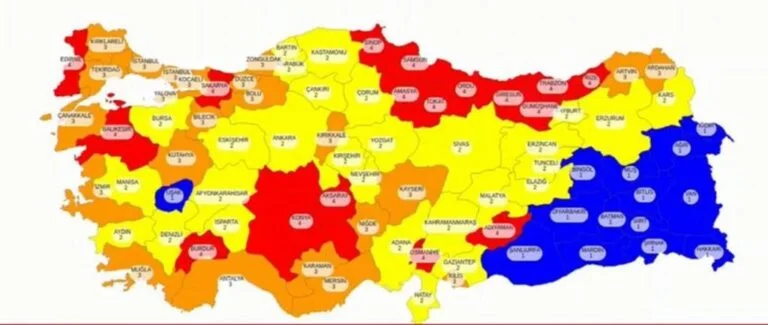 Yeni Korona haritası yayınlandı: Hangi illerde mekanlar kapanacak? Sokağa çıkma yasağı hangi illere dönecek?