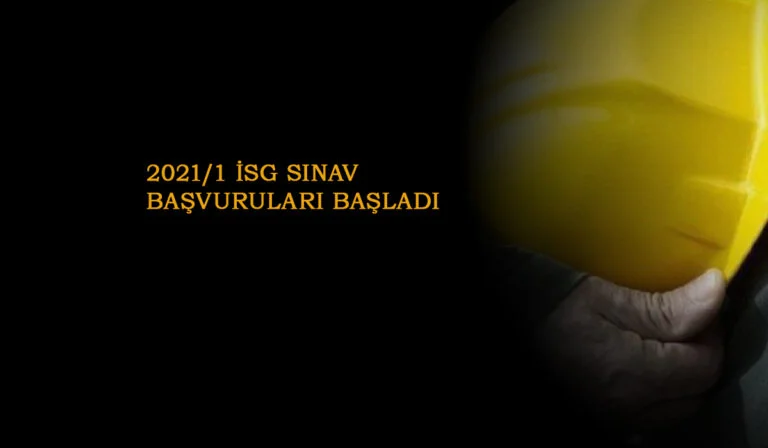 İSG sınav başvuruları başladı: İSG 2021/1 sınavı ne zaman yapılacak?
