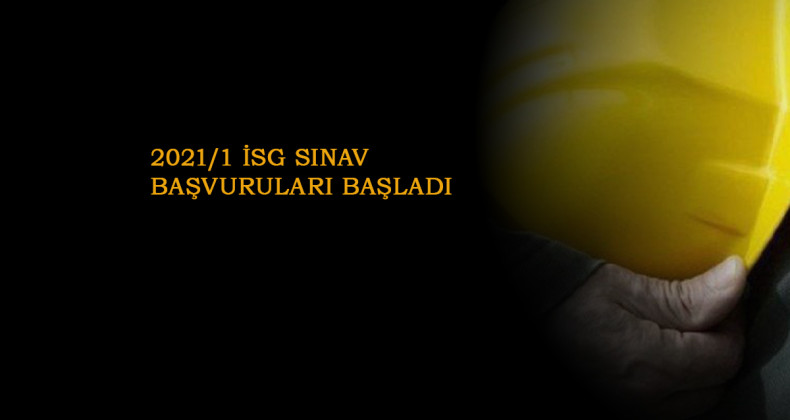 İSG sınav başvuruları başladı: İSG 2021/1 sınavı ne zaman yapılacak?