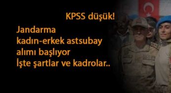 Jandarma Astsubay alacak: Duyuru geldi