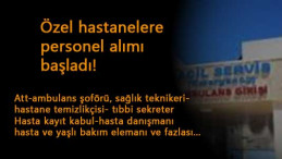 İŞKUR'dan yayınlandı: Özel Hastanelere personel alımı başladı!