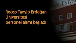Recep Tayyip Erdoğan Üniversitesi personel alacak: Tekniker ve Teknisyen