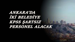 Ankara Mamak ve Çankaya Belediyeleri personel arıyor