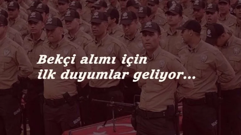Bekçi alımı 2021 için duyumlar geliyor: Ne zaman başlayacak?
