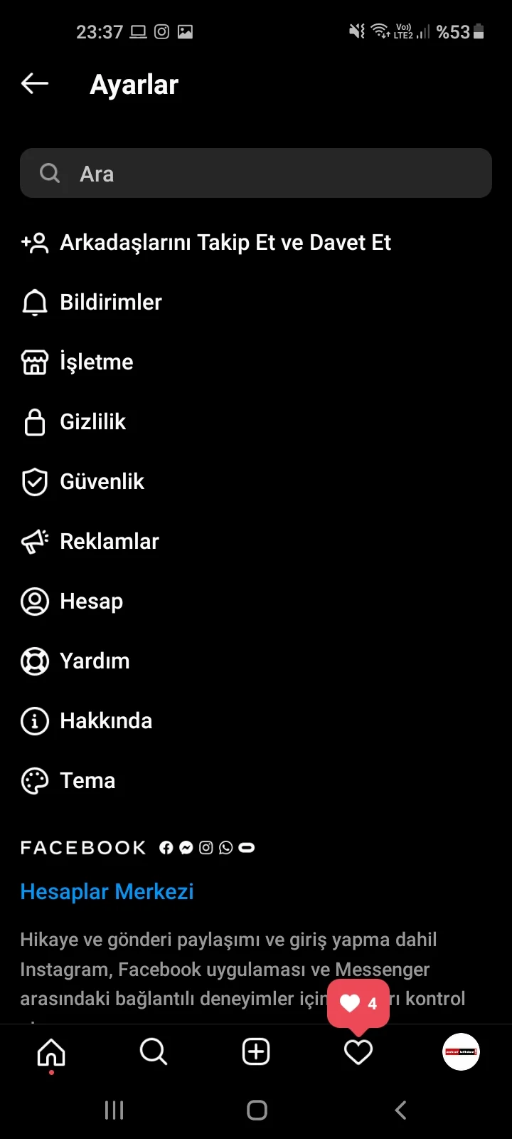 Instagram Bildirimleri Neden Ingilizce Oldu Instagram Turkce Nasil Ayarlanir