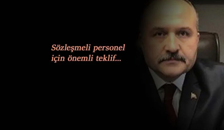Erhan Usta'dan adım: Sözleşmeli personele kadro için önerge