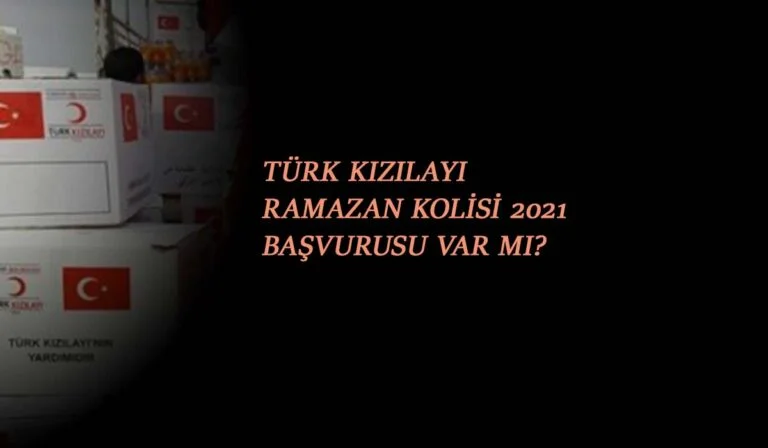 Türk Kızılayı Ramazan Yardımı verecek mi?