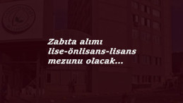 En az lise mezunu zabıta alımı GOP Belediyesi'nde başladı