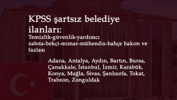 Kurum Dışı Kamu İşçisi ilanları: 18 Mayıs belediye ilanları üzerinden KPSS şartsız kamu personeli alımı