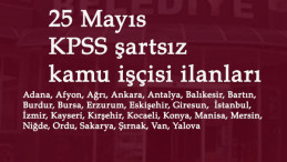 Kurum Dışı Kamu İşçisi alımı: Polisevi-SYDV ve belediye ilanları KPSS şartsız yayında