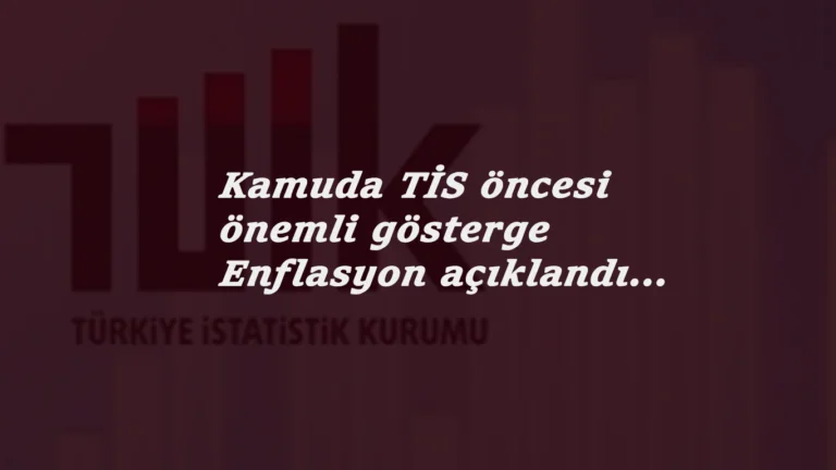 Toplu sözleşmeyi de etkileyecek: Nisan ayı enflasyon rakamları açıklandı