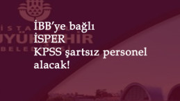 İstanbul İSPER belediye bünyesine personel alımı yapacak