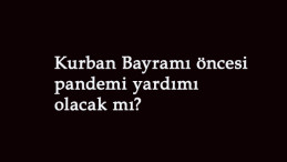 Kurban Bayramı öncesi 1100 TL yardım olacak mı?