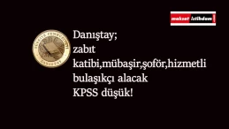 Danıştay personel alımı başlıyor: Bir çok kadro geldi