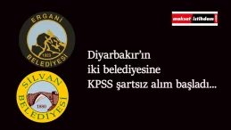 Diyarbakır Ergani ve Silvan Belediyesi kamu işçisi alımı başladı