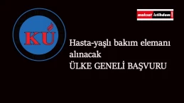 Hasta ve Yaşlı Bakım elamanı alımı bekleyenler dikkat: Ülke geneli başvuru var
