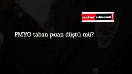 PMYO taban puan düştü mü? PMYO 2021 taban puan kaç olacak?