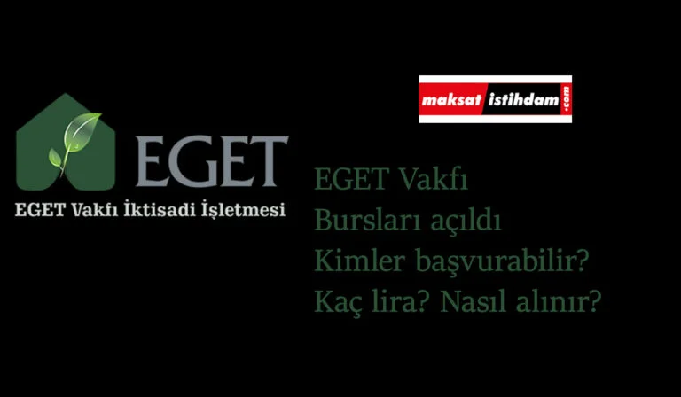 EGET bursu başlıyor! 2021 EGET burs başvurusu nasıl yapılır? Kimler faydalanacak?